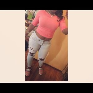 American Eagle Distressed Skinny Jeans